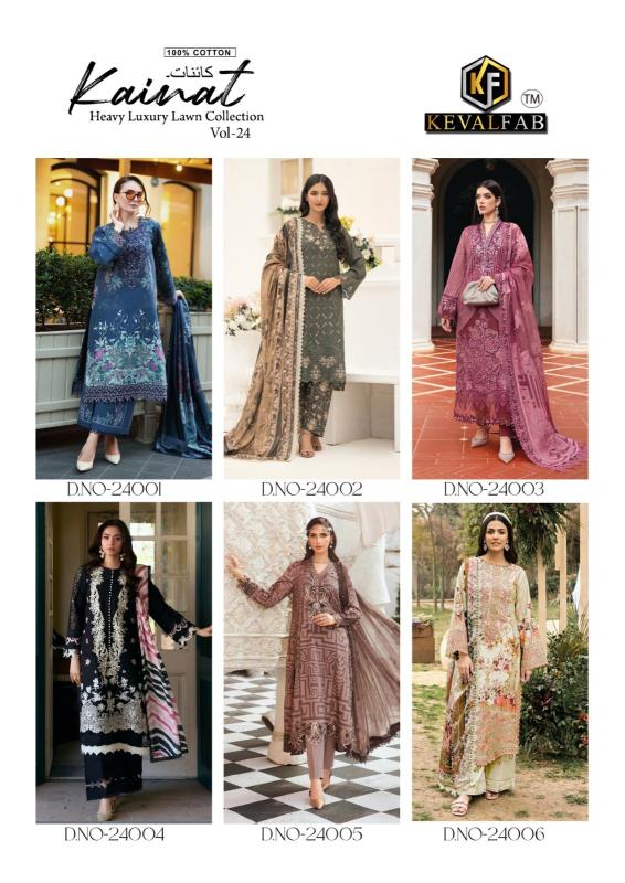 Keval fab kainat vol 24 cotton salwar suit wholesale